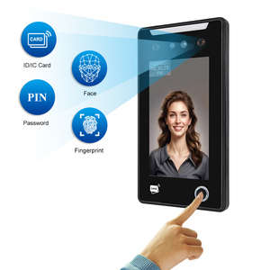 7 Inch Face Time Recording WiFi SDK Software Biomeric Fingerprint Facial Recognition <strong>Access</strong> <strong>Control</strong> Terminal - Product Image 4