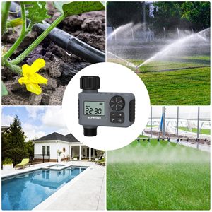 Pulsante del quadrante della valvola di irrigazione automatica Display Timer di controllo dell'acqua del giardino di irrigazione programmabile all'aperto - Product Image 4