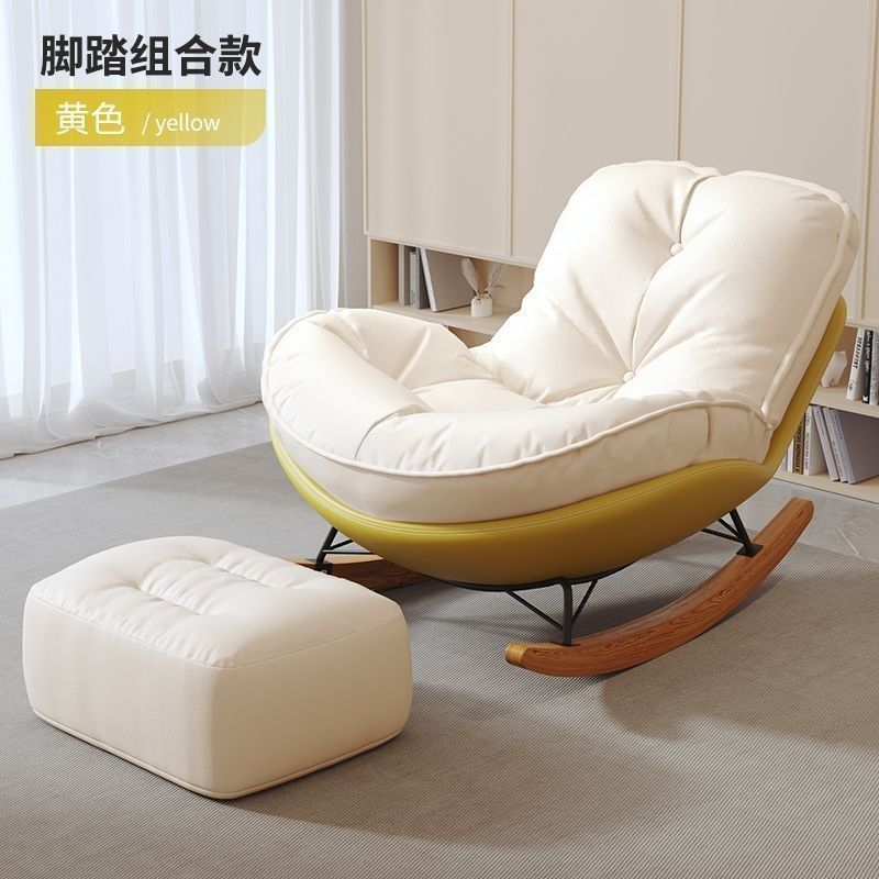 Yellow base (imported suede cushion) generously sized footrest
