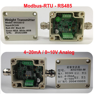 Sensor de pesaje de salida analógica de 4-20mA 0-5V 0-10V Terminal de transmisor de peso 1/2/ - Product Image 3