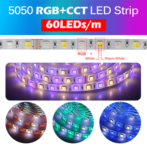 CE RoHS App kontrolü tam LED kiti müzik Sync ses kontrolü Tuya 5050RGB 5M değil su geçirmez TV arkaplan ışığı Wifi LED şerit işık