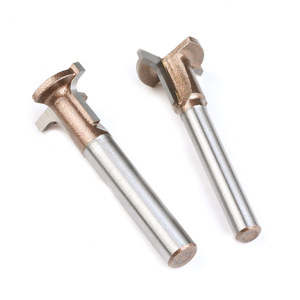 1/4 "および6mmおよび8mmシャンクARC曲げツール二重縁刃T型半円形平底2-in-1スロットコーナーカッター - Product Image 3