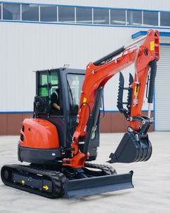 Ücretsiz kargo CE EURO 5 EPA kuengine motor Mini ekskavatör 3.5 Ton Bagger küçük paletli ekskavatör 1 Ton 2 kazıcı ev ekskavatörler - Product Image 5