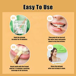 4/6 Gói Sewak <span class=keywords><strong>Al</strong></span> Najam Tự Nhiên Miswak Gậy Hương Vị Ban Đầu Truyền Thống Hồi Giáo Bàn Chải Đánh Răng Cho Răng Khỏe Mạnh Và Nướu - Product Image 6