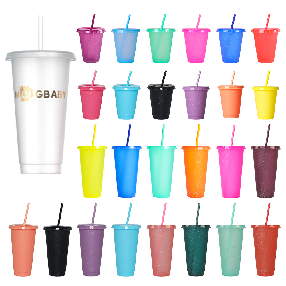 Vaso de Plástico con Brillo