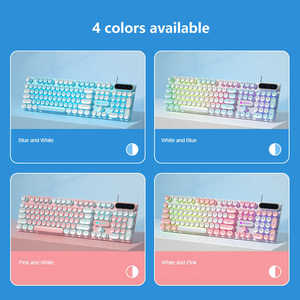 USB Wired RGB Illuminated Gaming <strong>Keyboard</strong> <strong>Mouse</strong> Set New <strong>Switch</strong>-Type Mechanical Touch <strong>Keyboard</strong> for Desktop <strong>Computer</strong> Gaming Combo - Product Image 4
