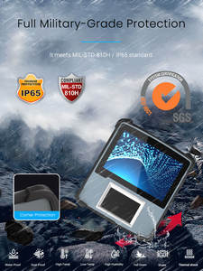 Biometrico ID lettura Tablet con Android lettore di impronte digitali e RFID QR Coder MRZ lettura per E-KYC - Product Image 4