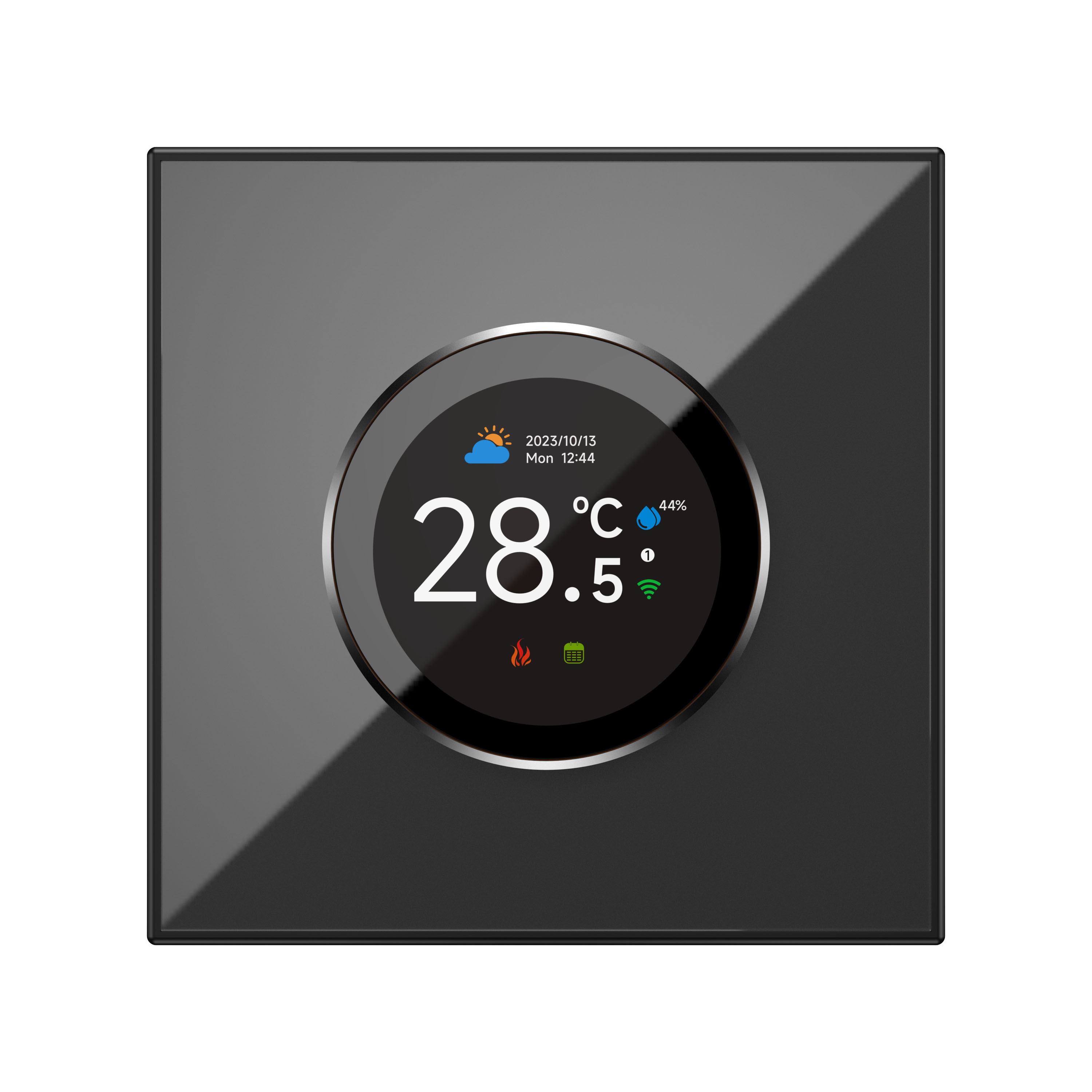 Thermostat de chauffage à eau Wi-Fi 3A noir