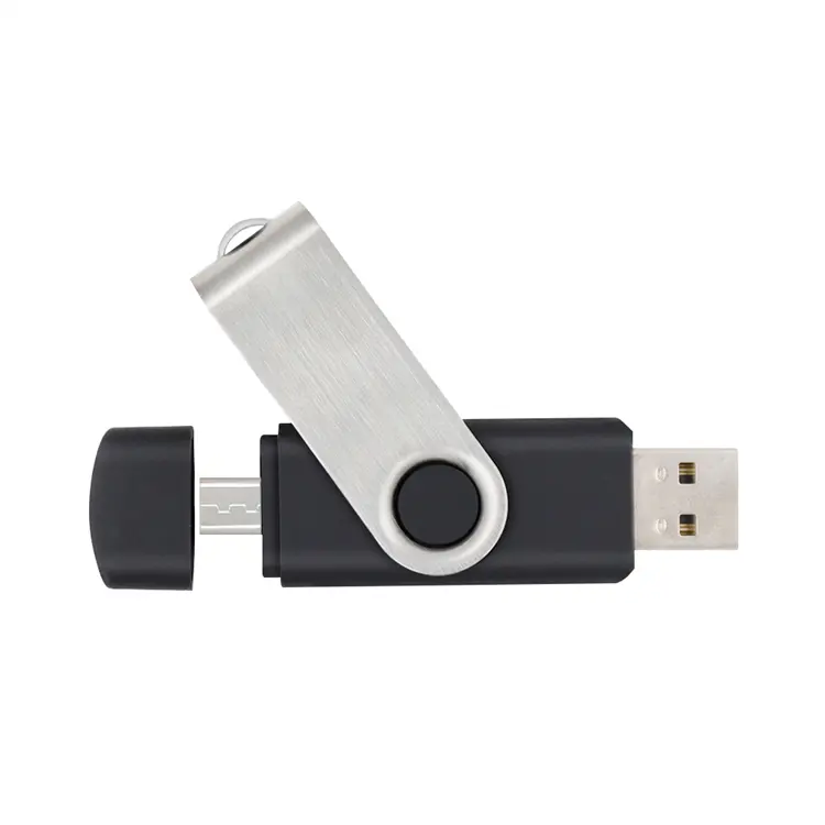 Hot sale OTG USB Flash Pen Drives Stick Pendrive Swivel 16GB 64GB 32GB 128GB OTG Type C 2.0 USB Pen Drive