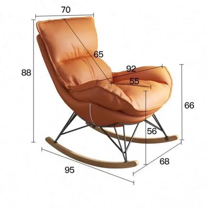 Muebles de dormitorio Relax Mecedora Moderna Perezosa Para Adultos