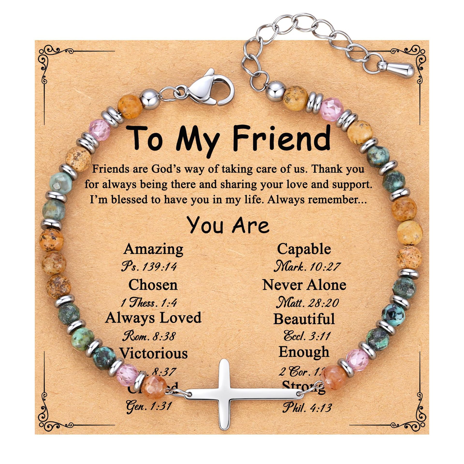 Bracelet Friend + African Turquoise Cross