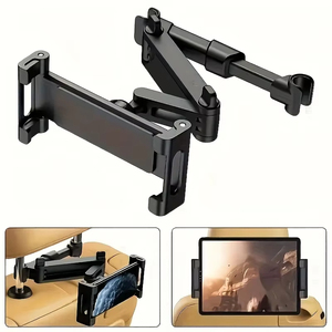 新しい車のタブレットホルダーヘッドレストタブレットマウントヘッドレストスタンドクレードル携帯電話やタブレット用のデバイスと互換性があります - Product Image 4