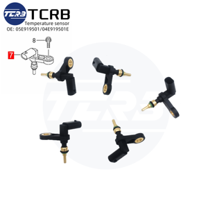 TCRB 05E919501 <span class=keywords><strong>Sensor</strong></span> de temperatura para VW TAIGO T-ROC POLO PASSAT ARTEON AUDI A1 SKODA FABIA ASSENTO 04E919501E