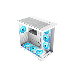 Caja para computadora de escritorio, piezas de computadora a granel OEM personalizadas para juegos, revestimiento negro Spcc económico, nueva caja de PC vacía de escritorio para computadora ATX - Product Image 4