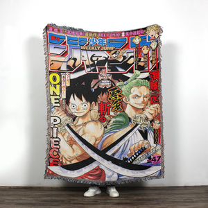 Bán Buôn Sản Phẩm Tấm Thảm Jacquard Dệt Chăn Độc Đáo Phim Hoạt Hình Thiết Kế Dệt Tấm Thảm Ném Với Tua Với Tùy Chỉnh Thiết Kế - Product Image 6