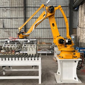 Robot personalizado apilable bolsa caja carga descarga paletizador codificación Robot paletizado brazo máquina