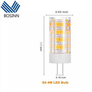 <strong>G4</strong> <strong>LED</strong> Light Bulbs 3000K Warm White Lighting Dimmable 3W Equivalent to 30W DC 12V-<strong>24V</strong> Bi-pin <strong>LED</strong> Bulb Silicone <strong>G4</strong> Lamp - Product Image 2