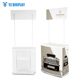 高品质超市展览定制尺寸围栏悬挂折叠柜台促销台 - Product Image 4