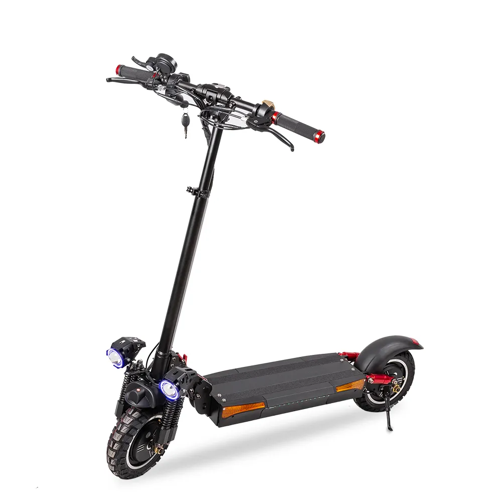 Flj — scooter électrique à frein à disque, trottinette à moteur sans balais pour adultes, haute vitesse, 10 pouces, 48v, 1000w