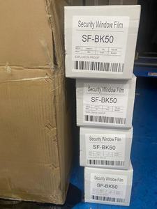 4mil 1.52*30m/60m/150m/300m 5%-50% Đen Tinted an toàn lá UV 99 bảo vệ ánh sáng màu đen an ninh sự riêng tư xe cửa sổ Tint phim - Product Image 3