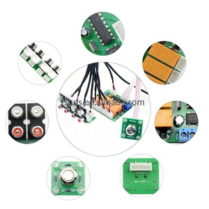 AC/DC <strong>4</strong> <strong>Input</strong> <strong>1</strong> <strong>Output</strong> Audio <strong>Input</strong> Signal Selector Relay Board Stereo Signal Switching Amplifier Board RCA for Speakers