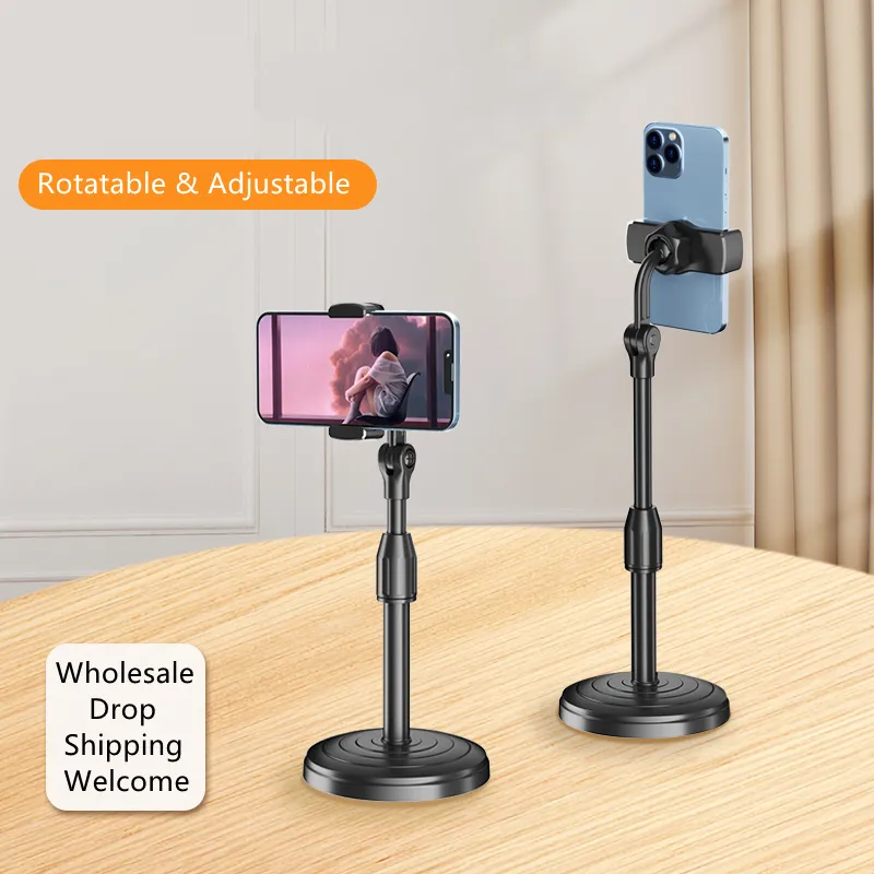 Universal Portable Stand for iPhone Foldable Phone Holder Desktop Stand Angle Height Adjustment for Mobile Phone