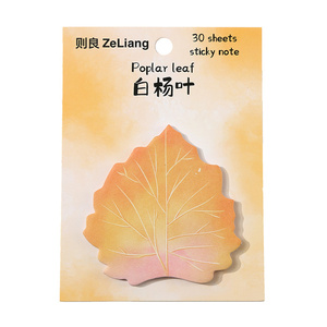 高品质韩国春夏时尚文具多色自粘Diy花形便签垫办公用品 - Product Image 5