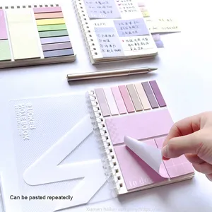 Cuaderno de estudiante multiusos de color macarrón, notas adhesivas de expansión de hojas sueltas, Bloc de notas de combinación múltiple - Product Image 1