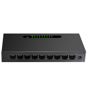 Diewu 10/100 mbps 8port PoE ağ anahtarı için 9 port IP kamera inşa güç adaptörü - Product Image 4