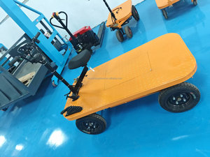 SW Hot Selling Moving Mini Platform Cargo <strong>Trolley</strong> <strong>Trailer</strong> Four Wheels <strong>Electric</strong> Platform <strong>Trolley</strong> for Industry
