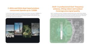 Punto di accesso per apparecchiature di rete Ap a lungo raggio Wireless per esterni Wifi da 1200mbps - Product Image 5