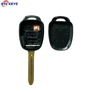 Toptan <span class=keywords><strong>2</strong></span> + 1 düğme araba uzaktan anahtar kabuk için t-oyota araba anahtarı değiştirme vaka
