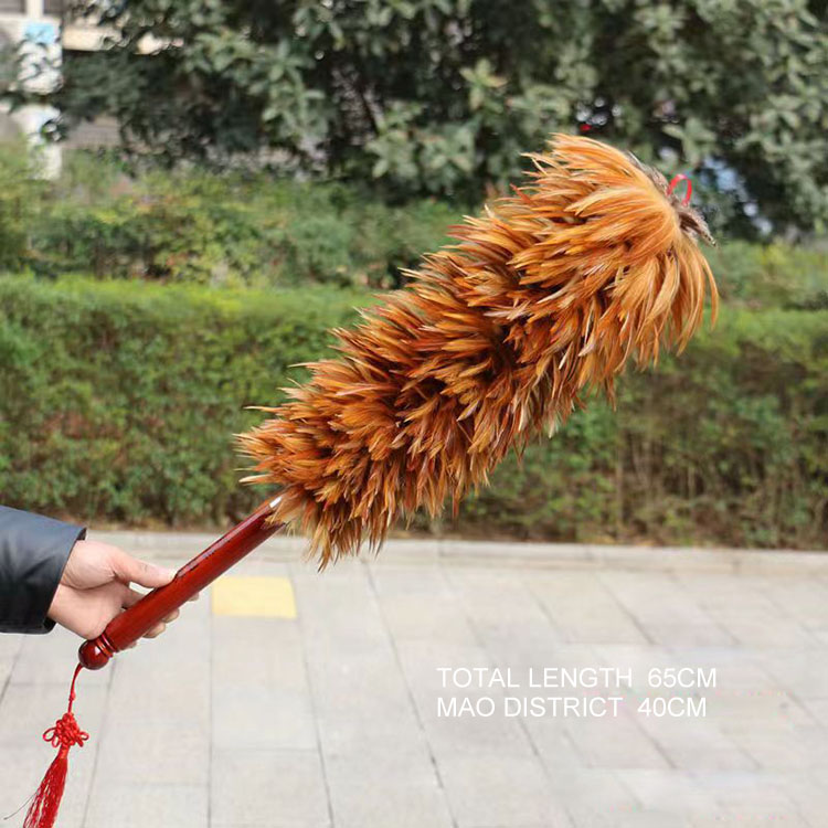 brown Wooden Handle Neck Hair 65cm
