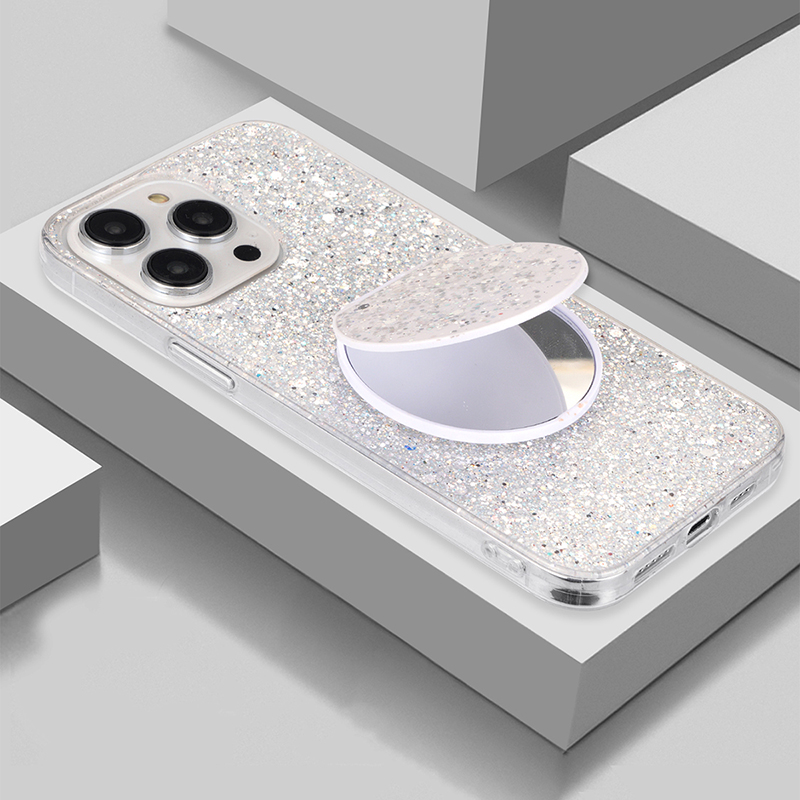 Blanc + couvercle + miroir