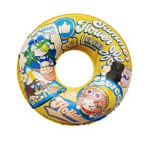 Llavero flotante personalizado llavero flotante de plástico llavero para barcos PVC inflable Mini anillo de natación llavero - Product Image 3
