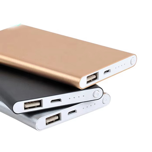 Free Sample Portable Metal Power Bank 5000mAh Battery Charger LED Display USB <strong>Input</strong> <strong>Output</strong> 10W Mobile Power Promotional Features - Product Image 3