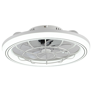 Lámpara de araña regulable moderna de 3 colores, fuente LED de luz de techo con función de sincronización, ventiladores decorativos elegantes - Product Image 6