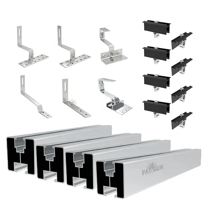 FarSun Bereglungshalterungen Dach Solar-Aluminiumpanel strukturell
