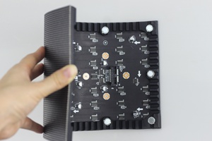 Полноцветный гибкий светодиодный экран Rgb p2.5, Гибкая Светодиодная панель, мягкий светодиодный дисплей p2.5, гибкий модуль дисплея - Product Image 5