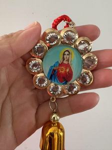 Orthodox Church <strong>Religious</strong> Jesus Virgin Mary, St. Jude, Etc Car Mirror Hanging Ornament Accessories Products - Product Image 4