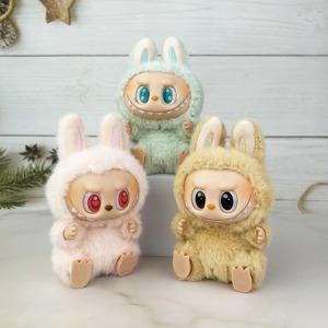 LABUBU V2 yeni varış vinil yüz serisi kalp atışı Trendy oyuncak şekil kör kutu Labubu 2.0 bir koltuk var - Product Image 2