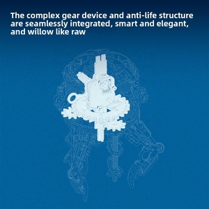 Aurora Quy Mô 1:8 Tự Làm Sứa Âm Nhạc Hộp Nhựa Xây Dựng Khối Thiết Lập Món Quà Sinh Nhật Cho Bạn Gái Bảng Trang Trí - Product Image 6