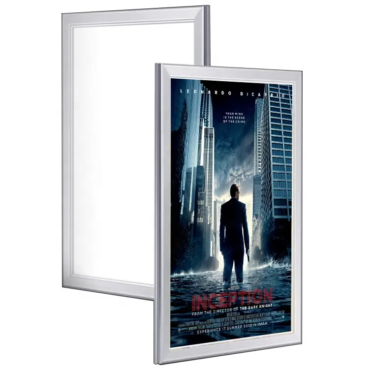 Affiche de tableau de bord de films personnalisable, cadre lumineux, bricolage, 27x40 27x41 24x36 23x36