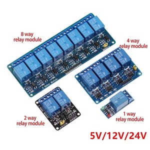 5 V/12 V/24 V Schild mit Optocoupling Unterstützung für Hoch- und Niveautrigger für Arduino 1 2 4 6 8 Kanal 5 V Relais-Stromversorgungsmodul - Product Image 2