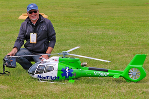 ROBAN 800EC130 <strong>RC</strong> Hobby Scale Helicopter ARF Version <strong>KIT</strong> Green Color - Product Image 4