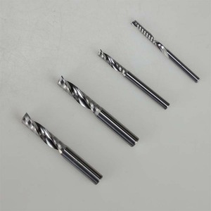 5A tek kenarlı freze kesicisi akrilik PVC malzeme kesme ve freze kesicisi karbür spiral parmak freze çakısı freze kesicisi - Product Image 4