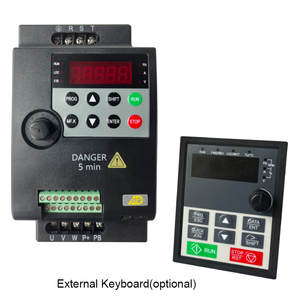 Çin fabrika Mini boyutu frekans tek fazlı inverter 1.5KW 50-60Hz SVC V/F kontrol VFD dönüştürücü yangın mod koruma VFD-M - Product Image 5