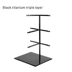 Kainice Bán Buôn 5 Cặp Giá Đỡ Kim Loại Tùy Chỉnh Giá Trưng Bày Kính Mát Nhiều Lớp Kính Mắt Vàng - Product Image 5