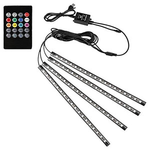 USB Più Modalità di Led RGB Luce di Striscia A Distanza di Controllo Auto Decorative Interni Auto Atmosfera Lampada - Product Image 6