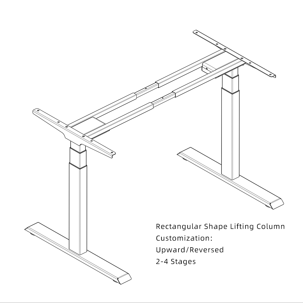 Standing Desk Frame-Rectangular